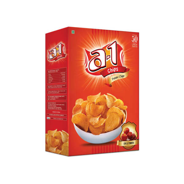 potato chips-chilli tomato – 200g (A1 Chips)