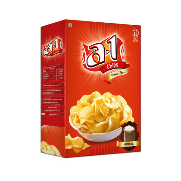 Potato chips-classic salt – 200g (A1 Chips)