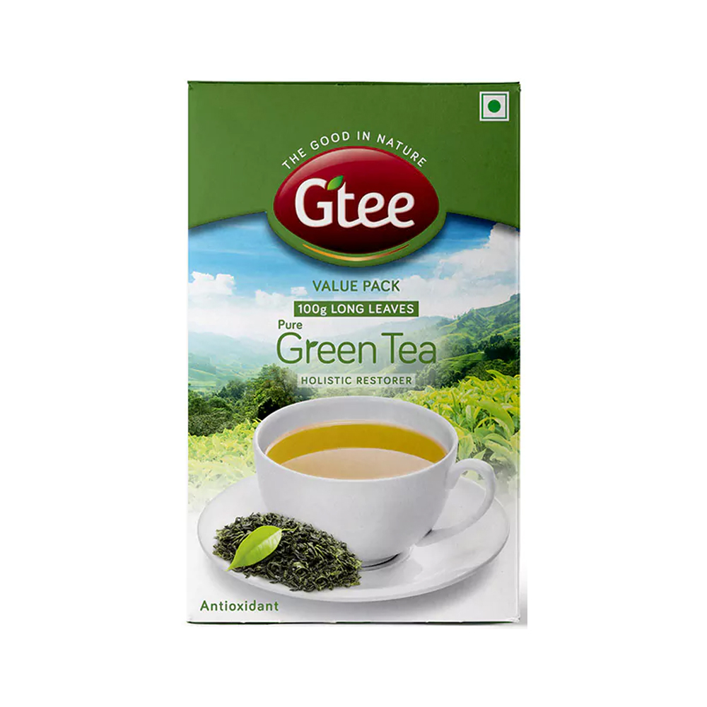GTEE Green Tea Leaves Value Pack – 100 GM