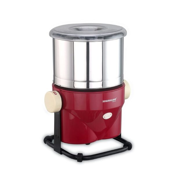 Sowbaghya Shree 2 Ltr Wet Grinder (Tilting Model) (With Attachments) 110V for USA & CANADA Table Top Wet Grinder | Heavy Duty Motor | Ideal for Your Kitchen | 2ltr Wet Grinder - Image 2